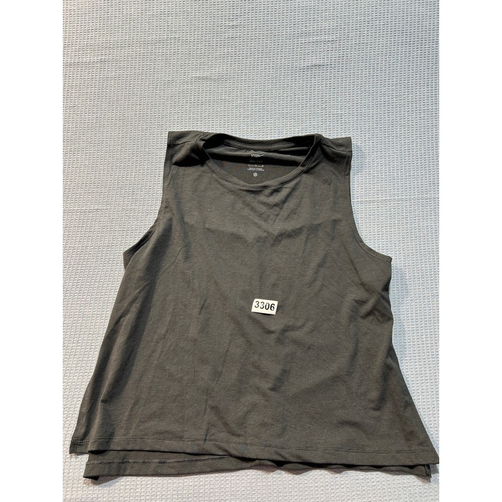 Nike Yoga Dri-FIT Tank Top Womens Sz L Black - Picture 2 of 5